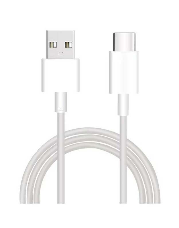 USB kabelis Xiaomi USB-A to USB-C 3A 1.0m baltas