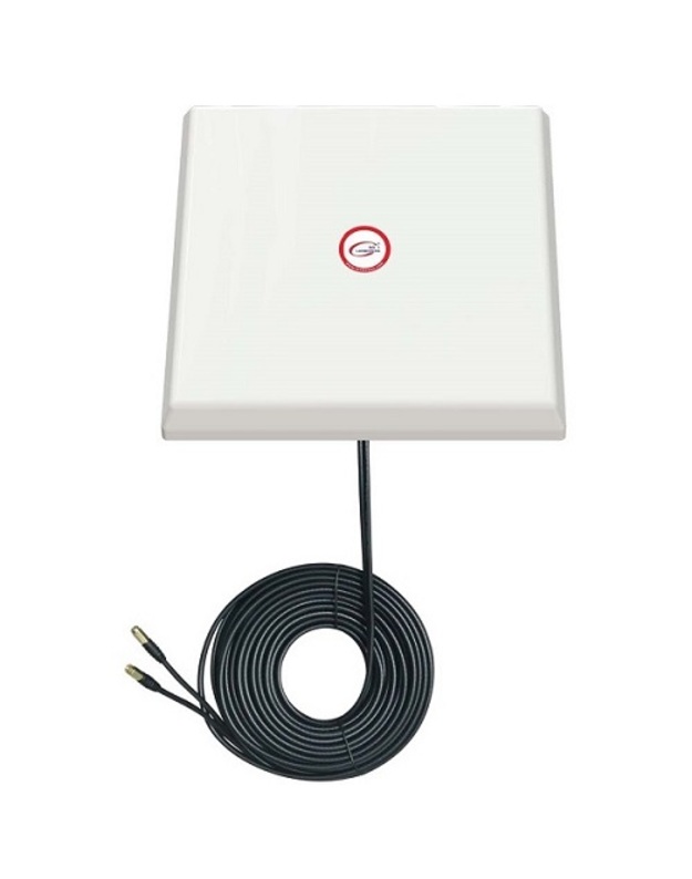 5G / LTE / CBRS 2x2MIMO antena, 1.7-3.8GHz, 2x 21dBi