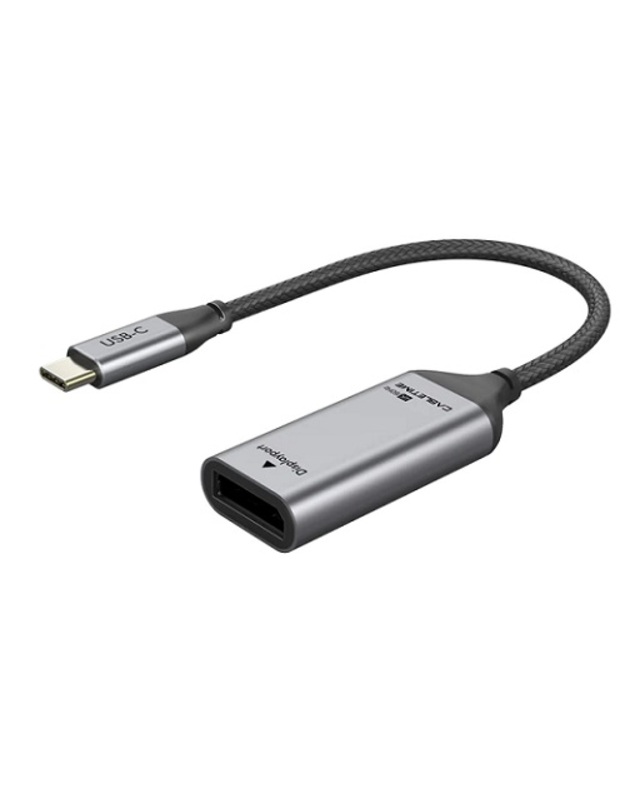 Adapteris USB-C (M) - DisplayPort (F), 4K/60Hz, su paauksuotomis jungtimis