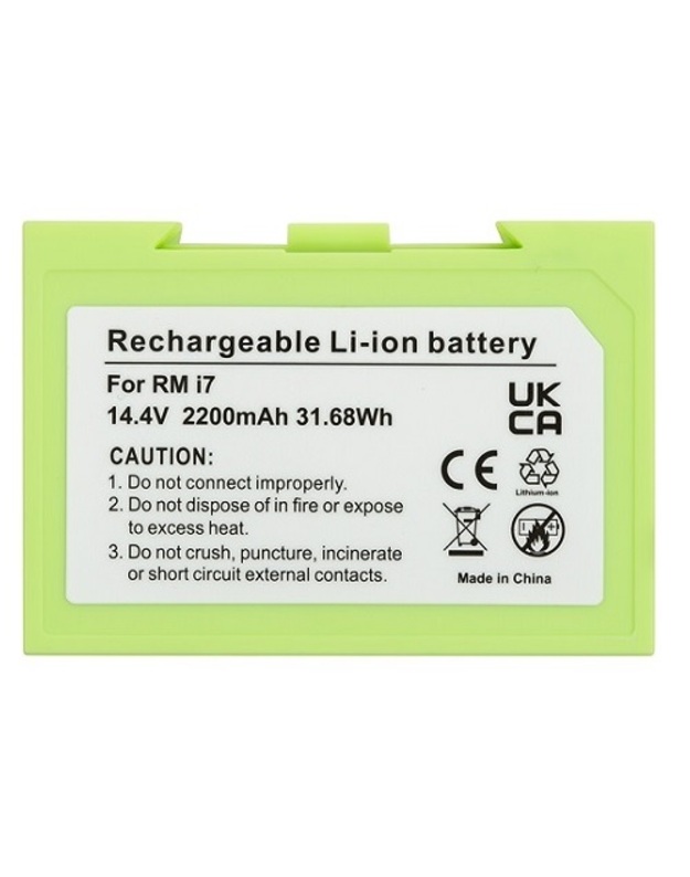 Akumuliatorius prietaisams IROBOT Roomba i7, 14.4V, 2.2Ah, Li-ion