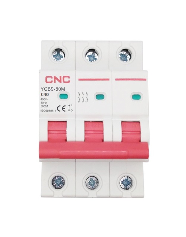 Automatinis jungiklis, 3P, 40A, C klasės, 6kA