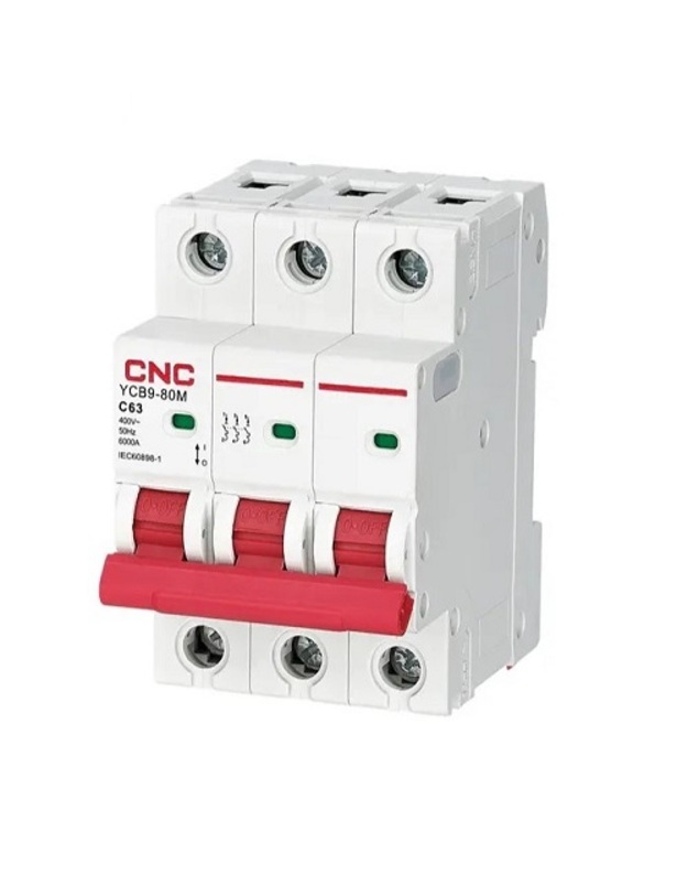 Automatinis jungiklis, 3P, 63A, C klasės, 6kA