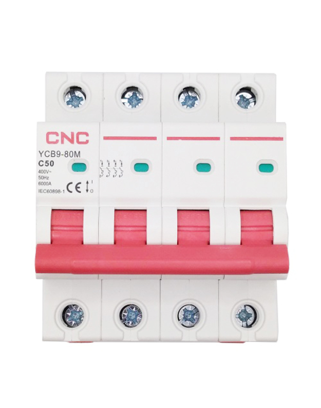 Automatinis jungiklis, 4P, 50A, C klasės, 6kA