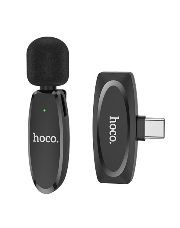 Bevielis skaitmeninis mikrofonas HOCO L15, prisegamas, USB Type-C