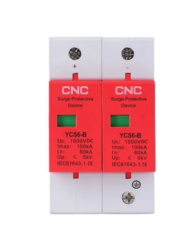 DC viršįtampių ribotuvas, 2P, B klasės, 60-1000kA, 1000VDC