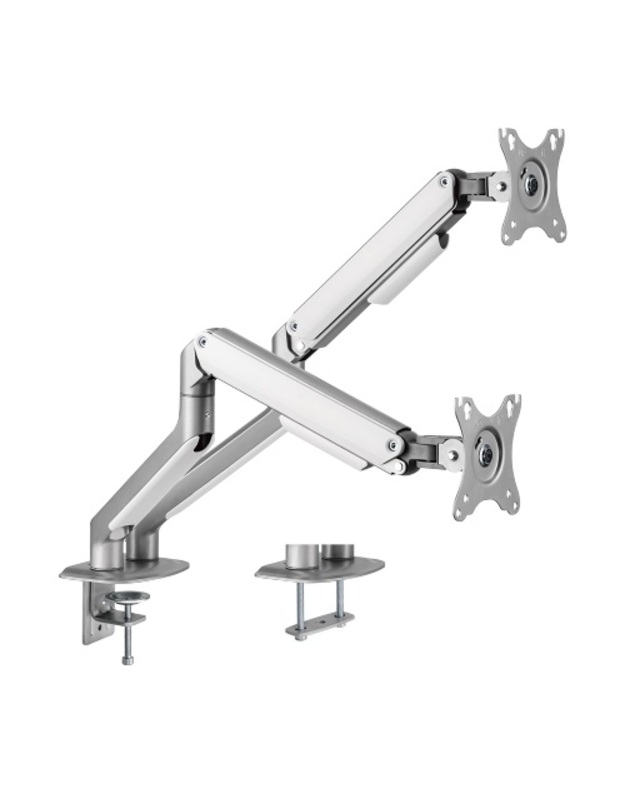 Dviejų 17”-32” monitorių spyruoklinis laikiklis