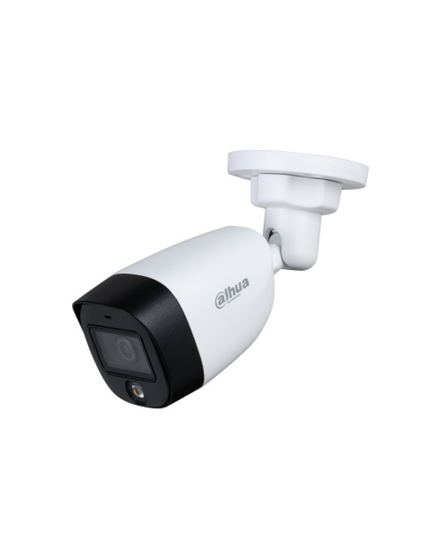 HD-CVI kam. FULL-COLOR cilindrinė 2MP, 2.8mm obj. F1.6, LED+IR, WDR, su mikrofonu