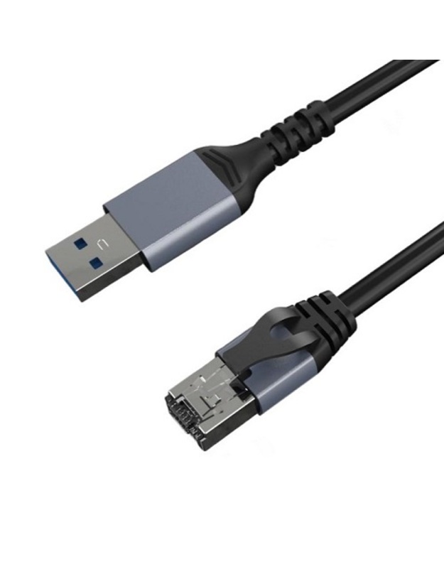 Interneto kabelis CAT6 UTP, USB3.0 Type-A - RJ45, 2m