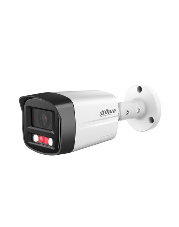 IP kamera HFW2549TL-S-PV. 5MP FULL-COLOR. IR+LED pašvietimas iki 30m, 2.8mm 111°, PoE, IP67