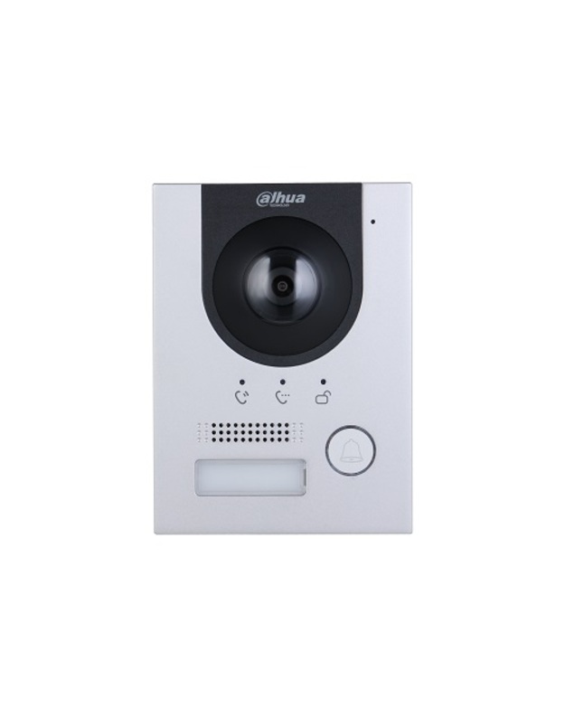 IP telefonspynės spalvota kamera 2MP 160°, IP65, IK07, SIP, 2-wire arba IP