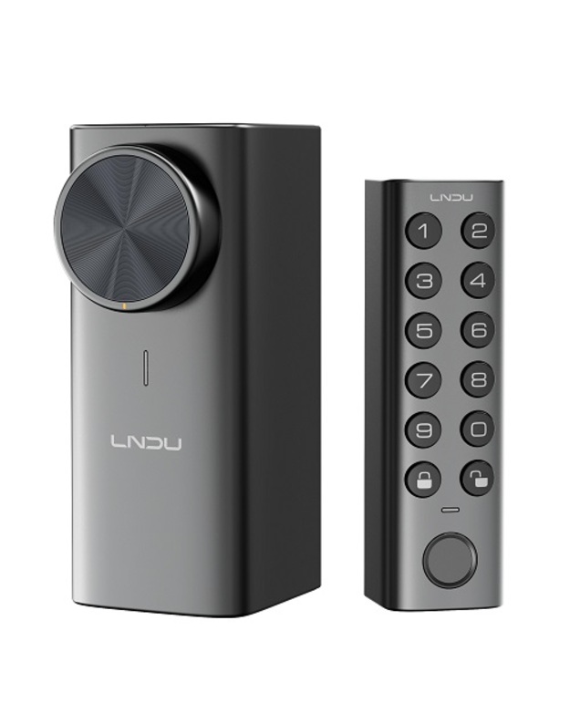 Išmanioji spyna, su pirštų antspaudų skaitytuvu