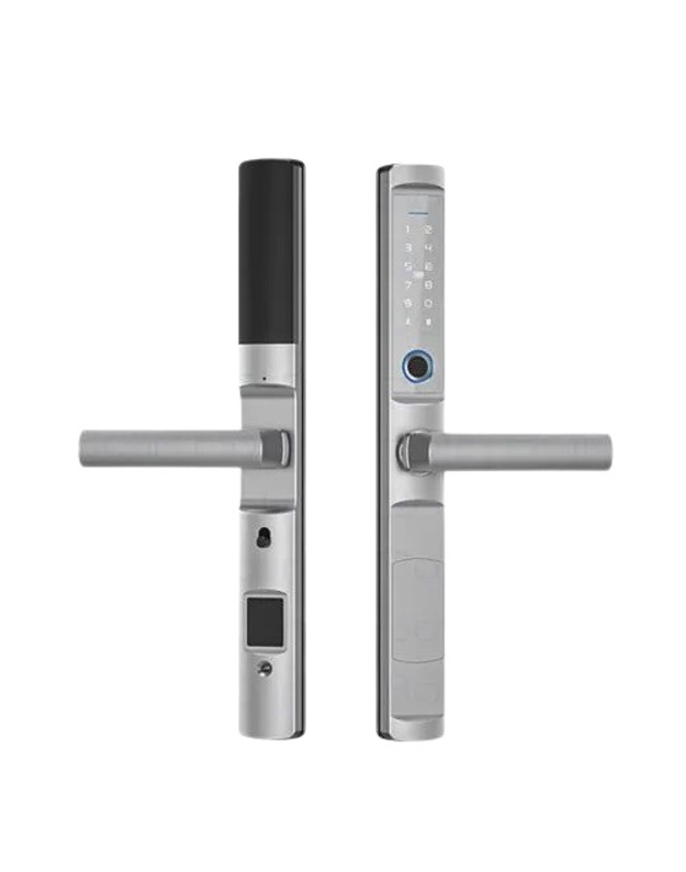 Išmanioji spyna, Tuya, Wi-Fi, pirštų antspaudų skaitytuvas, RFID, (dešinė/kairė, į vidų)