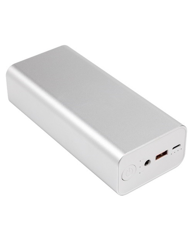 Išorinė baterija nešiojamiems kompiuteriams 30000 mAh, PD76W, QC3.0, DC 12-19V, USB-C, USB