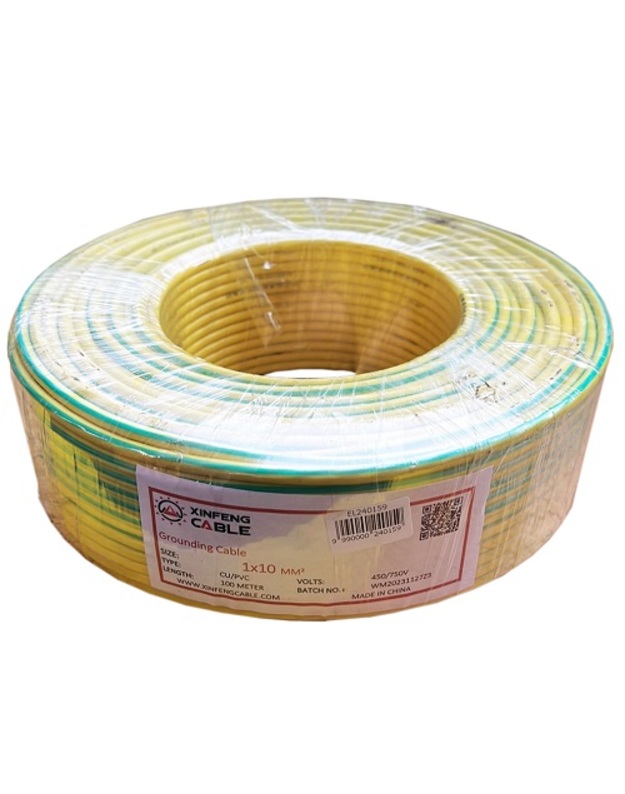 Įžeminimo kabelis, varinis, 10 mm2, 100m