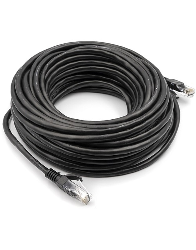 Kabelis Cat5E UTP, 15m, juodas