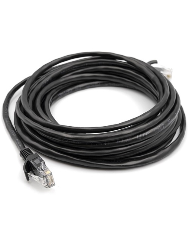 Kabelis Cat5E UTP, 5m, juodas