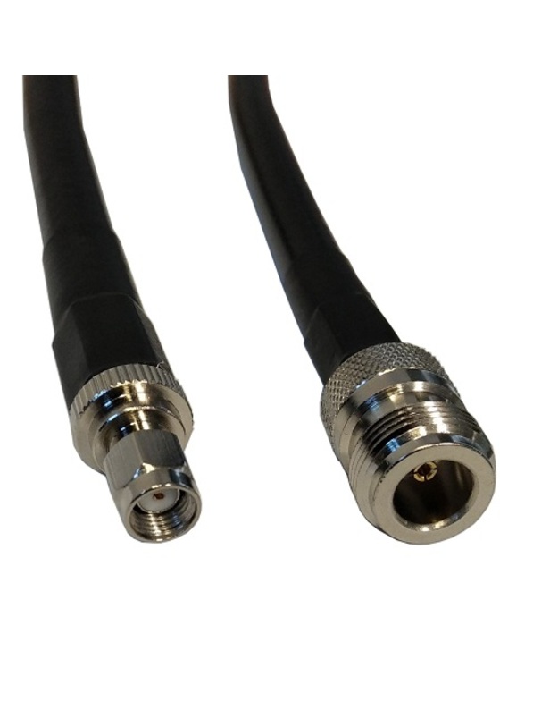 Kabelis LMR-400, 3m, N-female į RP-SMA-male