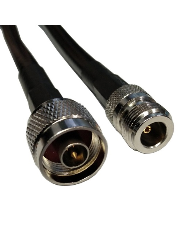 Kabelis LMR-400, 3m, N-male į N-female