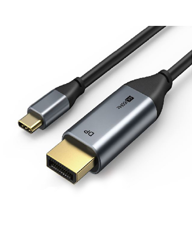 Kabelis USB-C - DisPlay Port, 4K, Ultra HD, 1.8 m, 1.2 ver.