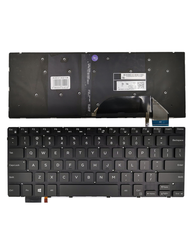 Klaviatūra DELL Inspiron: 15 7558, 7568, XPS 15 9550, 9560 su apšvietimu