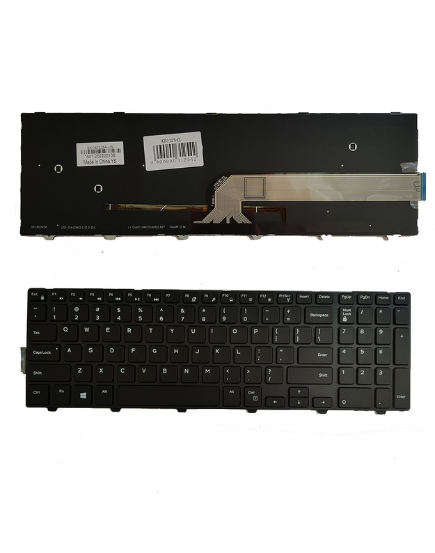 Klaviatūra DELL Inspiron 5558 su apšvietimu (US)