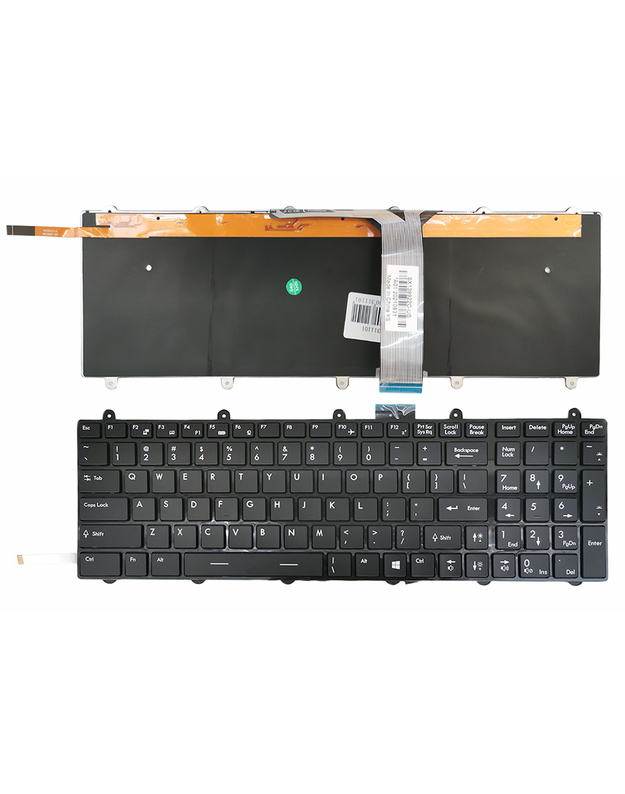 Klaviatūra MSI GX60, GE60, GE70, GT60 (US) su pašvietimu