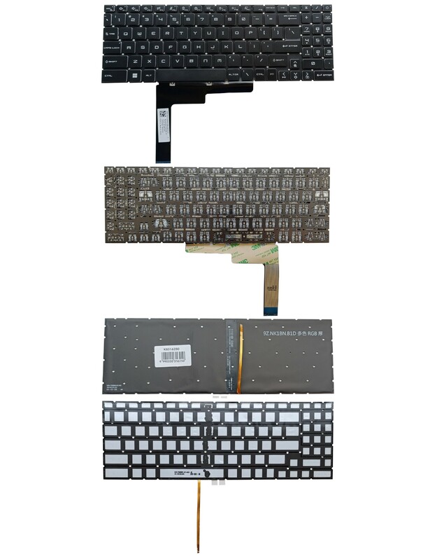 Klaviatūra MSI: MS-1585, su RGB apšvietimu, US