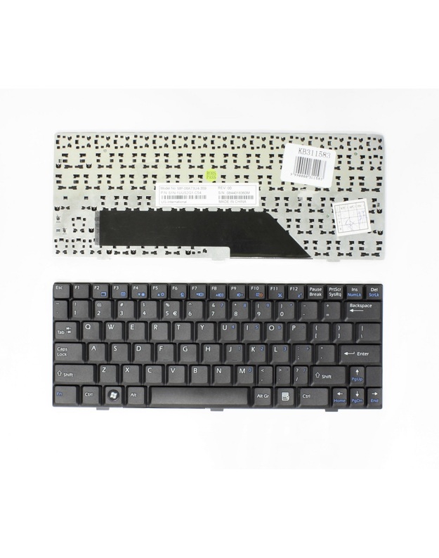 Klaviatūra MSI Wind: U90, U100, U110, U12