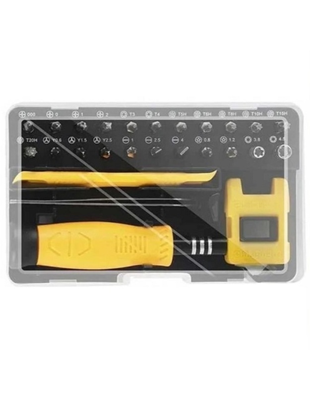 Magnetinių precizinių atsuktuvų rinkinys, 31vnt.