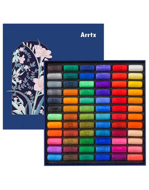 Minkštų pastelių rinkinys ARRTX, 72 spalvų