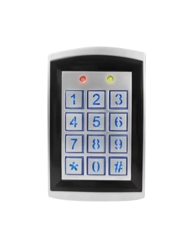 Multifunkcinė klaviatūra su atstuminių kortelių skaitytuvu ir integruotu valdikliu