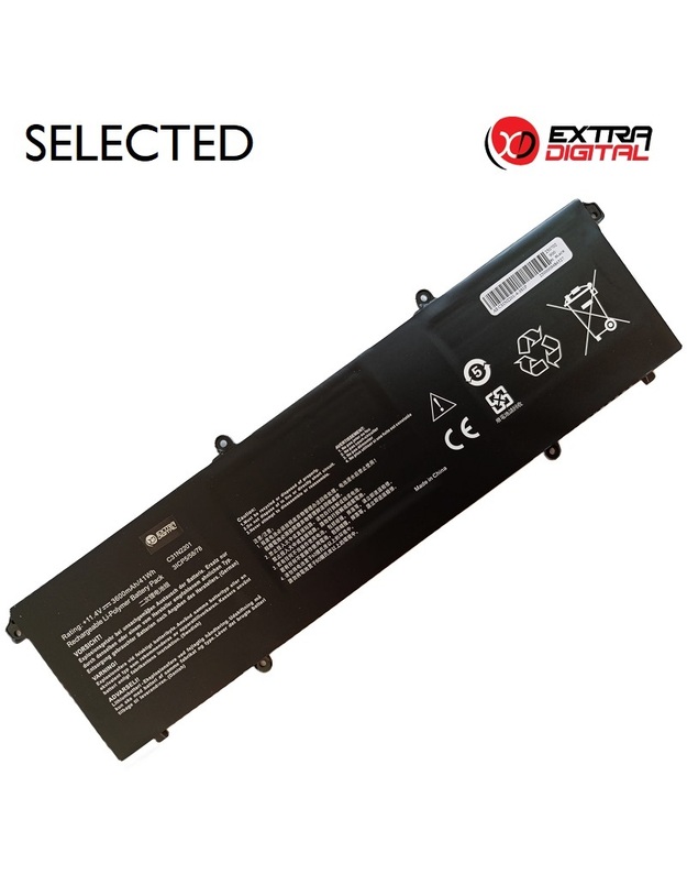 Nešiojamo kompiuterio baterija ASUS C31N2201, 3600mAh, Extra Digital Selected