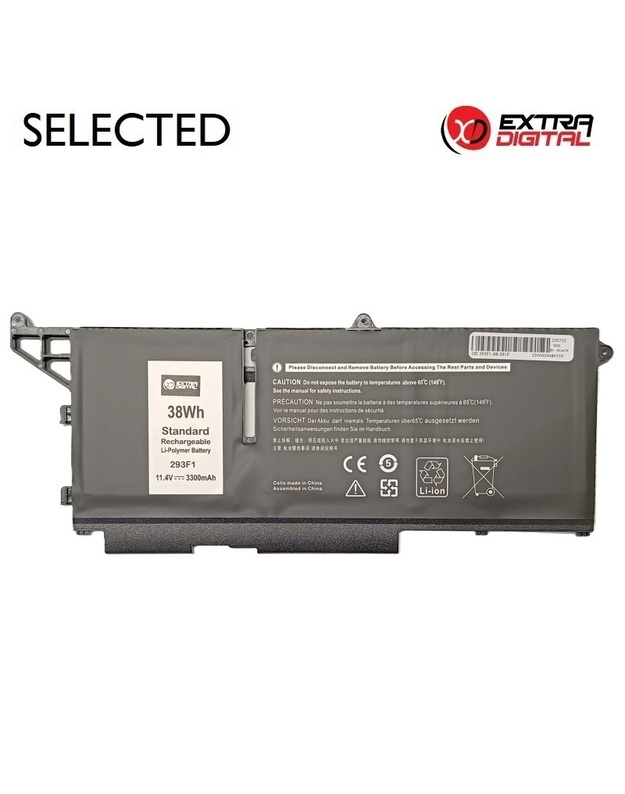 Nešiojamo kompiuterio baterija DELL 293F1, 3300mAh, Extra Digital Selected