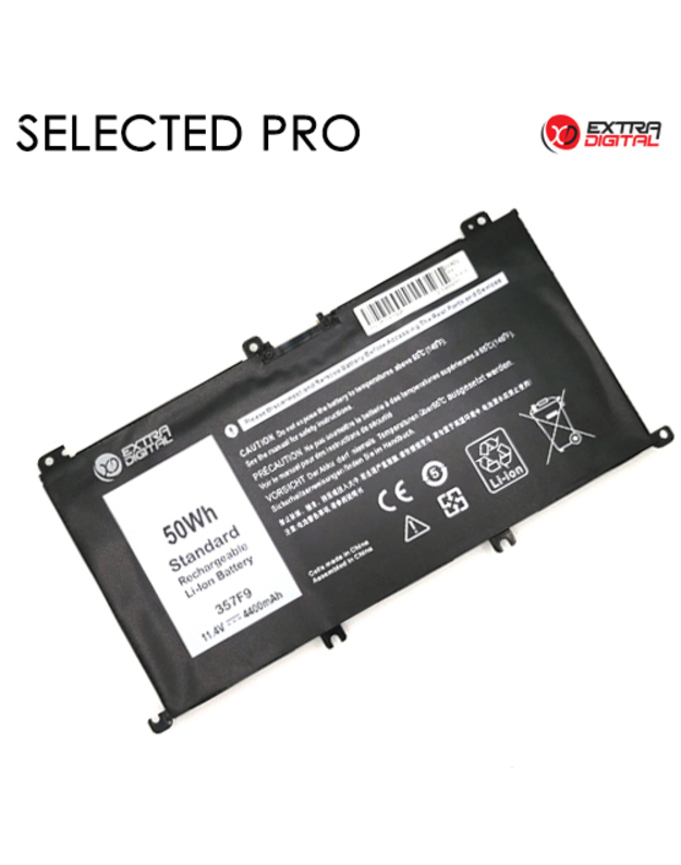 Nešiojamo kompiuterio baterija DELL 357F9, 7200mAh, Extra Digital Selected Pro