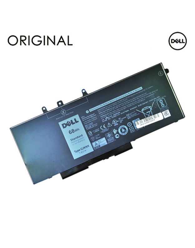 Nešiojamo kompiuterio baterija DELL GD1JP, GJKNX, 8500mAh, Original