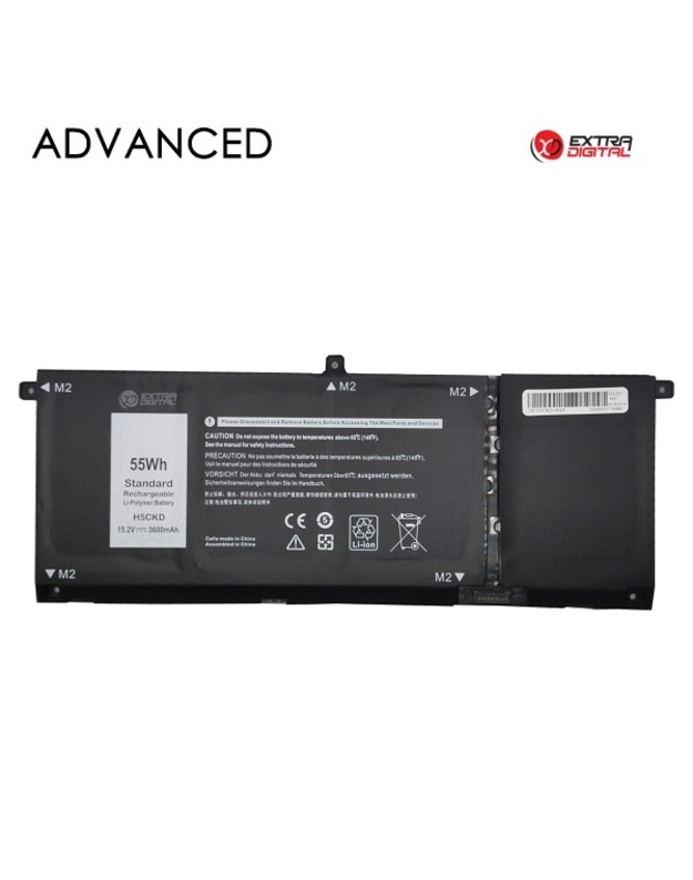 Nešiojamo kompiuterio baterija DELL H5CKD, 3600mAh, Extra Digital Advanced