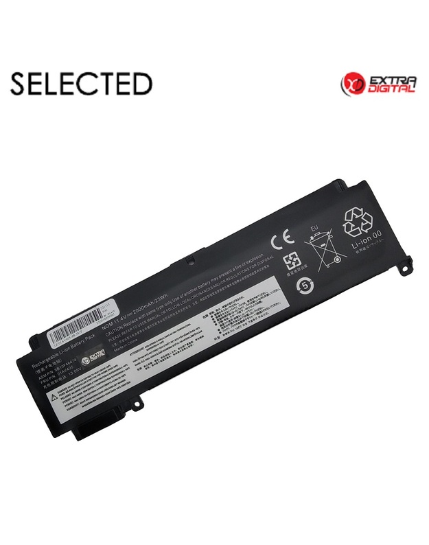 Nešiojamo kompiuterio baterija LENOVO 01AV405, 2000mAh, Extra Digital Selected