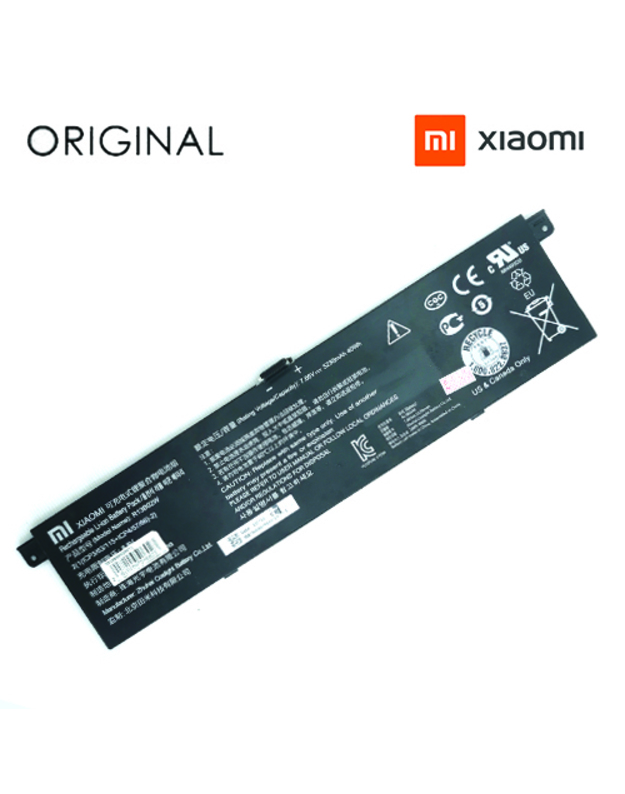 Nešiojamo kompiuterio baterija XIAOMI R13B02W, R13B01W, 5230mAh, Original