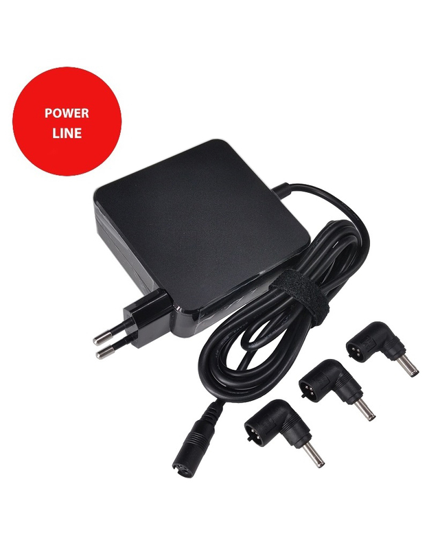 Nešiojamo kompiuterio įkroviklis ASUS 90W: 15-20V, 6A, su 3 adapteriais