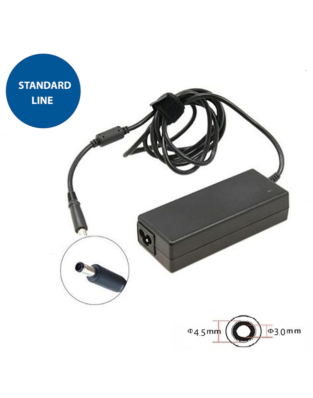 Nešiojamo kompiuterio įkroviklis DELL 65W: 19.5V, 3.34A