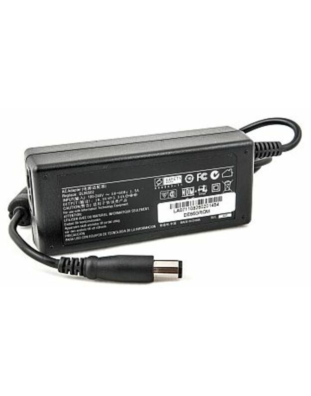 Nešiojamo kompiuterio įkroviklis DELL 65W:19.5V, 3.34A