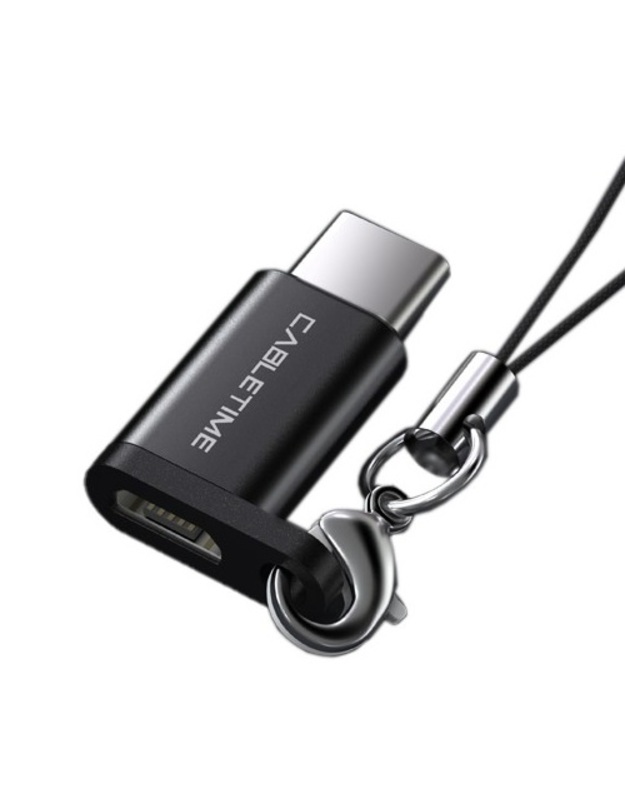 OTG adapteris USB Type-C (M) - micro USB (F)