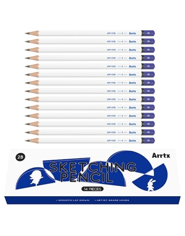 Pieštukai eskizams ARRTX  2B, 14 vnt