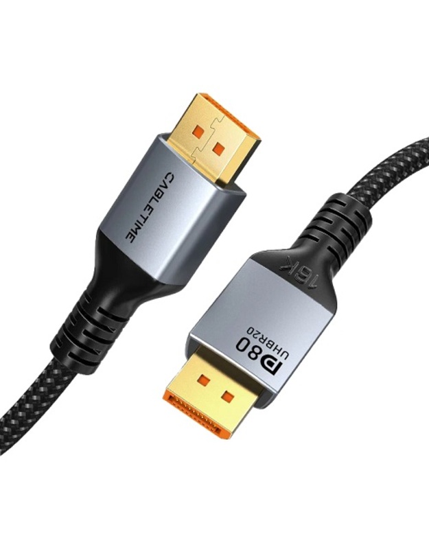 Premium kabelis DisPlay Port - DisPlay Port, 16K, 2m, 2.1 ver.