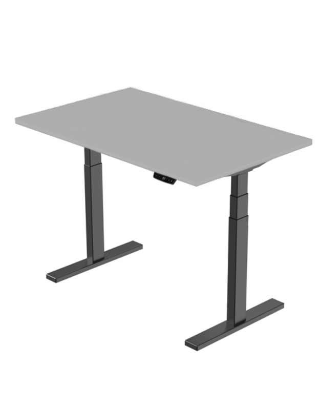 Profesionalus reguliuojamo aukščio stalas, 139cm x 68cm, pilkas