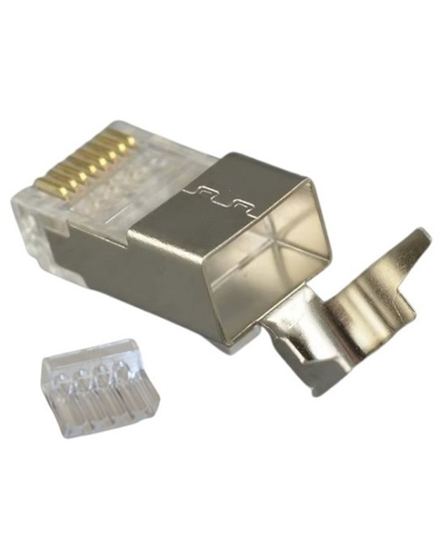 RJ45 jungtis ekranuota FTP CAT7, 20 vnt.
