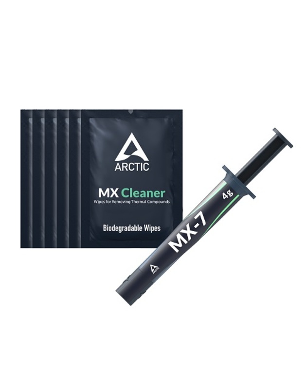 Termo pasta ARCTIC MX-7, 4g  su 6vnt. MX šluostėm