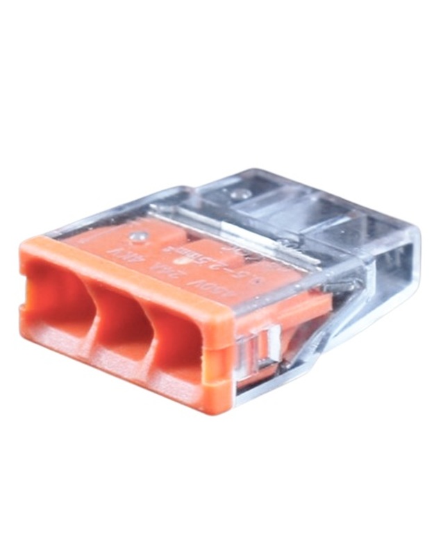 Universali laidų jungtis, 3x 0.5-2.5mm², 24A, 450V, 100vnt.