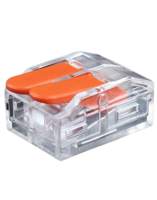 Universali užspaudžiama laidų jungtis, 2x 0.5-6.0mm², 41A, 450V, 20vnt.