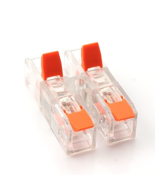 Universali užspaudžiama laidų jungtis, tiesi 2-2, 0.2-4.0mm², 32A, 450V, 20vnt.